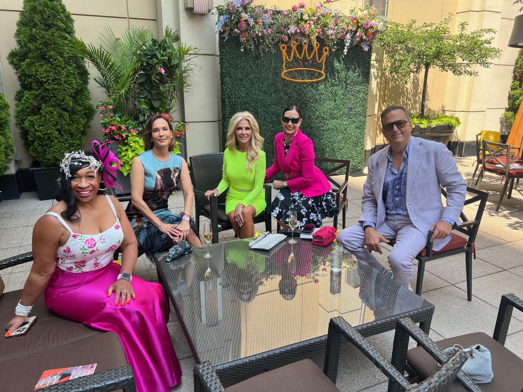 SC member Sherry Lea Holson and friends enjoying the SC after-party. (Photo by Candace Jordan)
